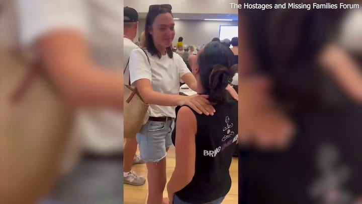Gal Gadot visits families of Hamas hostages