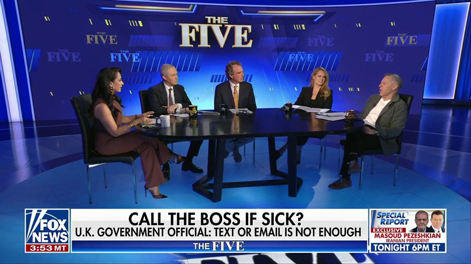 'The Five': Should you call or text your boss if sick?