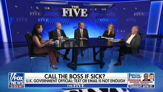'The Five': Should you call or text your boss if sick?