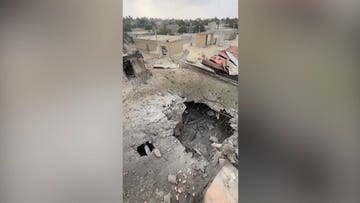 Video shows site where Iranian state media reported deadly US strike hit a wedding