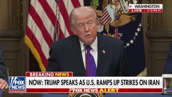 President Trump addresses Iran: We're in a very strong position now