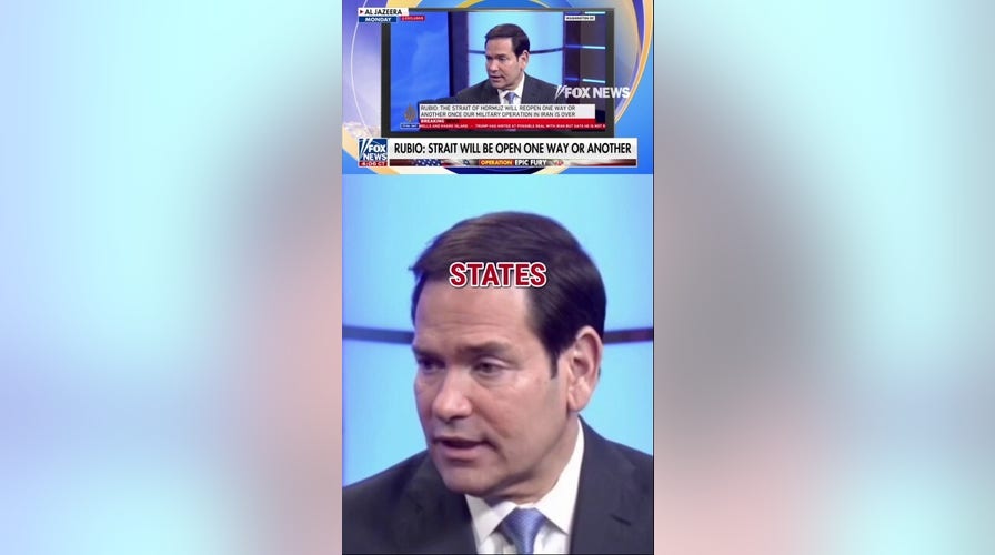 Rubio: Strait of Hormuz will be open ‘one way or another’