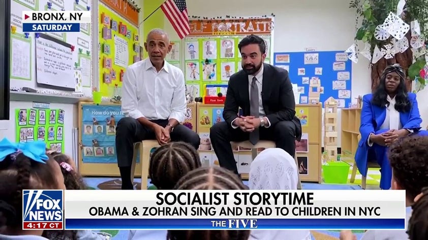 'The Five': Obama joins Mamdani for preschool storytime