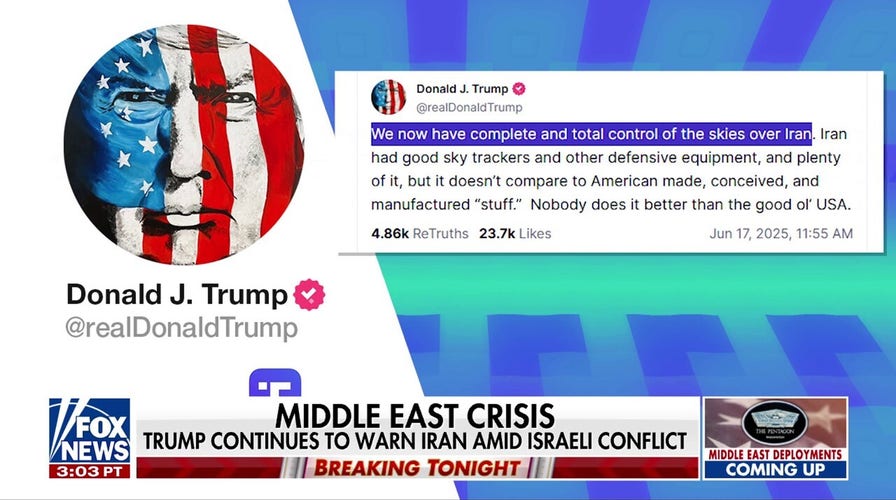 US strikes against Iran are on the table, senior White House official says