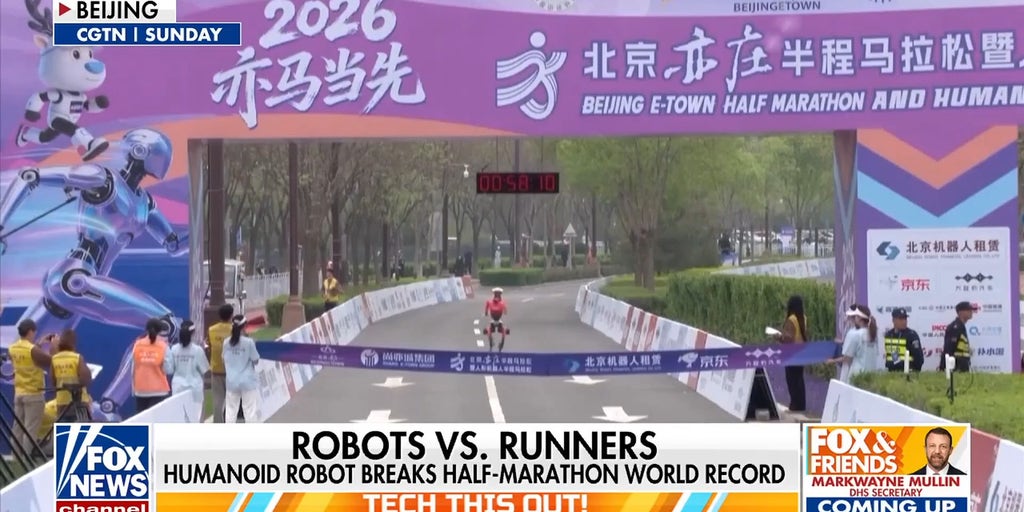 Humanoid robot breaks half-marathon record