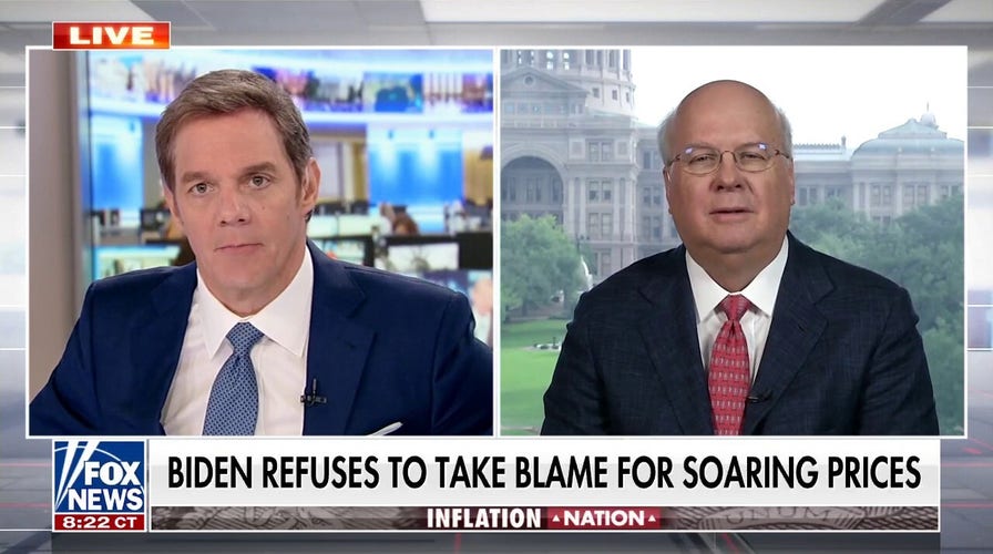 Karl Rove: Biden's inflation problem started 'long before Putin'