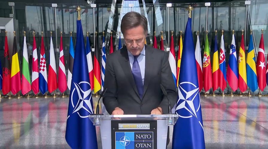 NATO Secretary-General Mark Rutte speaks after Russia violates Polish airspace