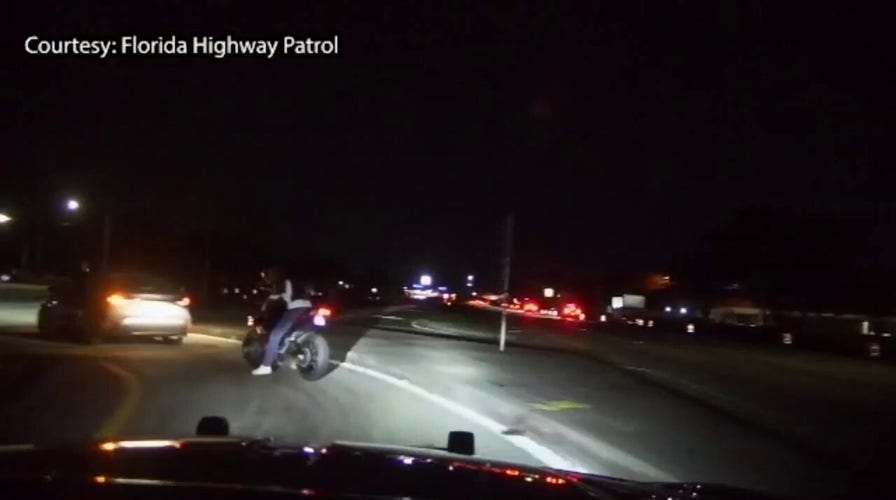 Florida man flees trooper on motorcycle with 'MCLOVIN' tag