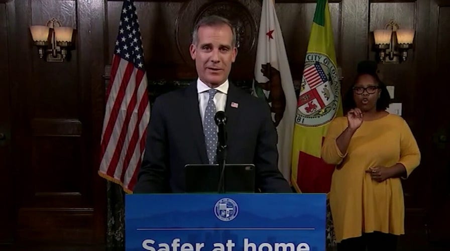 Los Angeles issues stay-at-home order; mayor urges 'cancel everything'