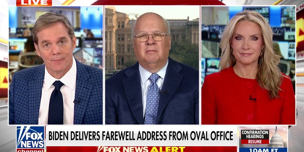 Biden’s farewell address was ‘dreadful,’ says Karl Rove