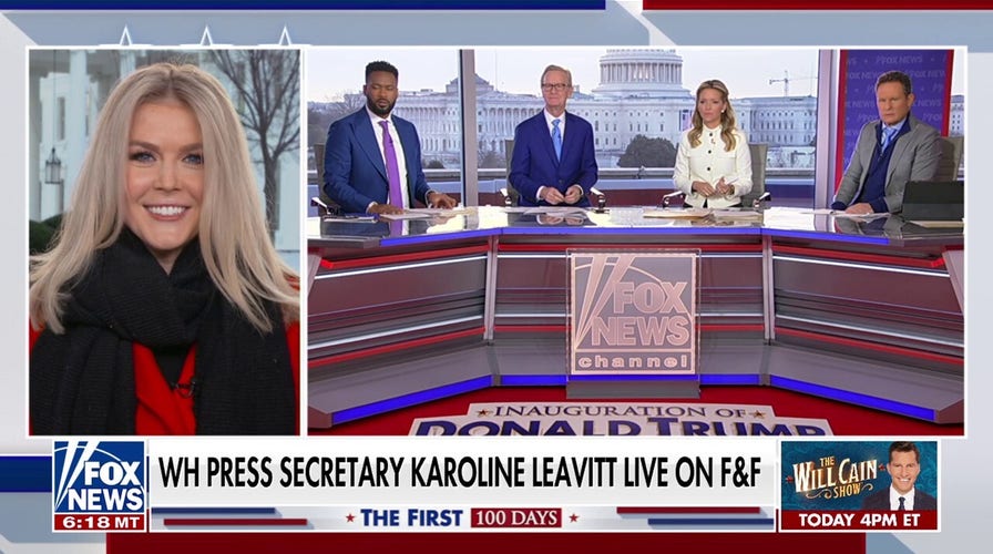 Trump press secretary teases 'big' infrastructure announcement first day back in White House