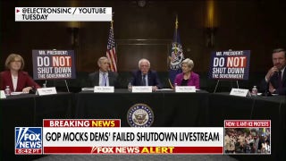 Democrats mocked for failed shutdown livestream: 'Big flop'