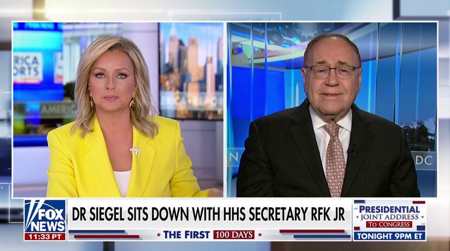 HHS Secretary RFK Jr talks to Dr. Marc Siegel, recommends vaccination for purpose of 'community immunity'