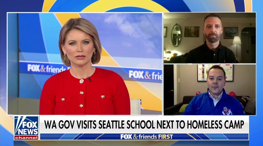 Washington parent says homeless camp next to school is 'child endangerment'