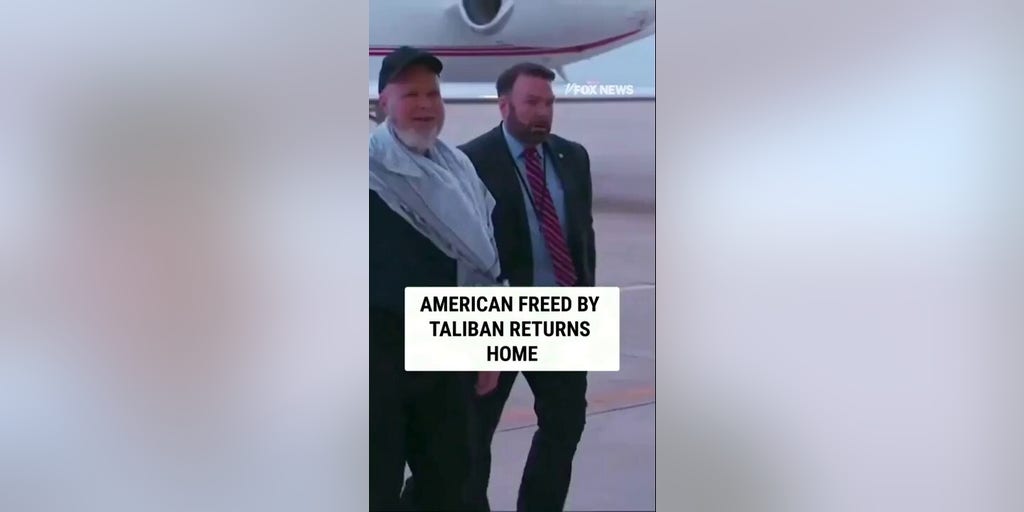 American freed by Taliban RETURNS HOME