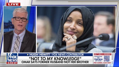 Hugh Hewitt tears into Rep Omar's response to being asked about her previous marriage