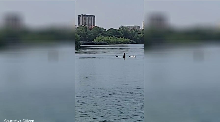 Small plane crashes into lake in downtown Austin