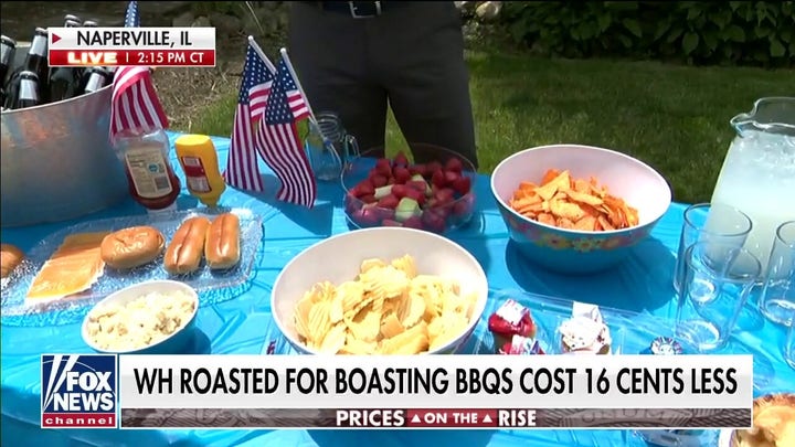 White House roasted for boasting July 4th BBQs cost 16 cents less