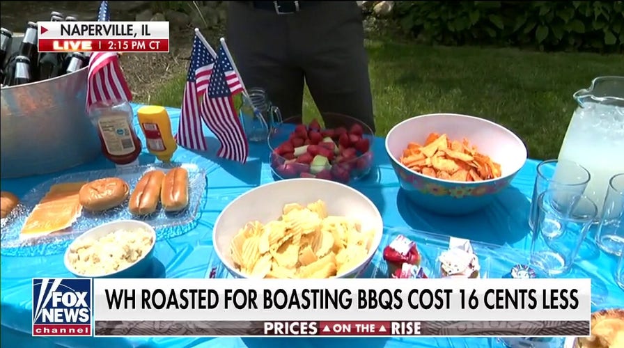 White House roasted for boasting July 4th BBQs cost 16 cents less