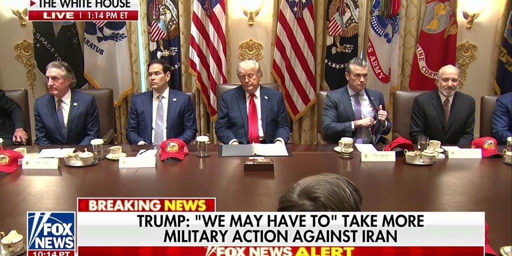 Cabinet meeting concludes, Trump optimistic about Iran talks