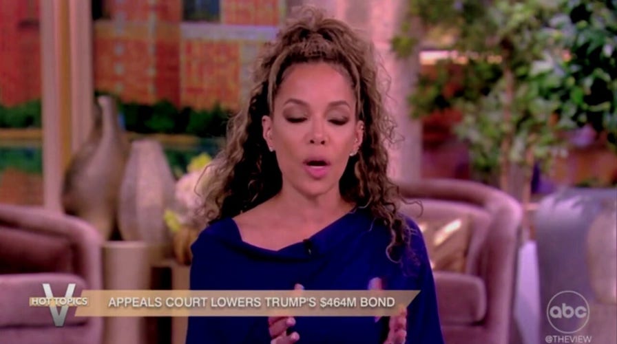'The View' co-host admits Trump bond payment slash is 'very appropriate'