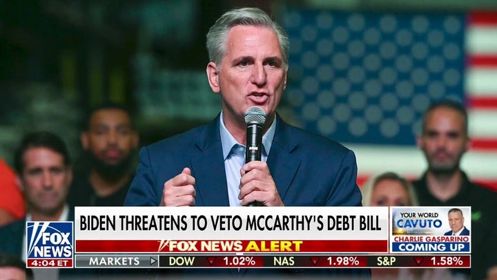 House Speaker Kevin McCarthy looks to shore up support for debt limit bill 