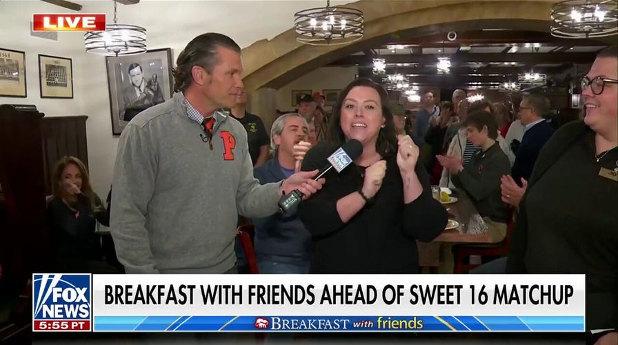 Breakfast with 'Friends': Princeton supporters fired up ahead of Sweet 16 game