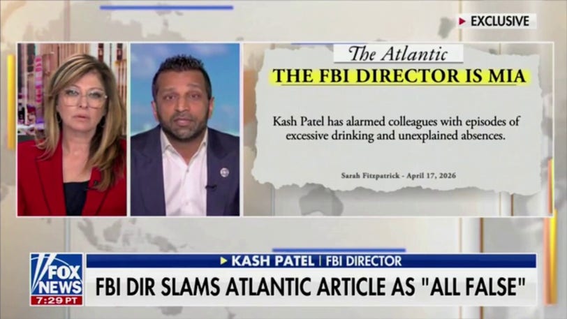 FBI Director Kash Patel says he will sue The Atlantic over 'defamatory' report