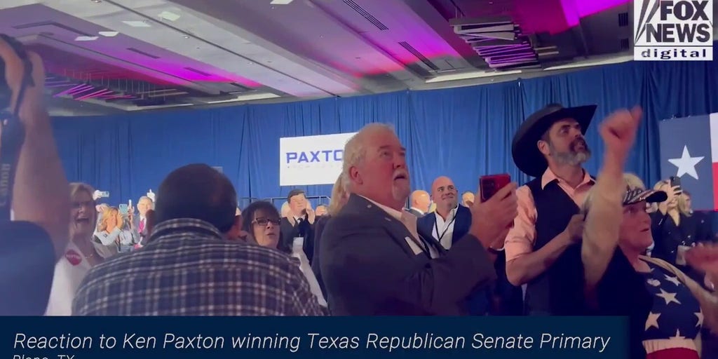 Paxton supporters erupt after Texas attorney general secures victory