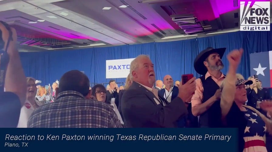 Paxton supporters erupt after Texas attorney general secures victory