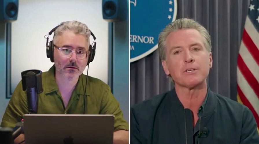 Newsom tries to give Trump the Biden treatment, says he's 'not all there'