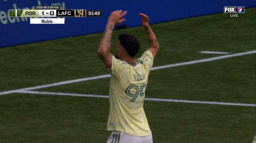Kristoffer Velde's Bottom Left Corner Goal Puts LAFC 1-0 Ahead of Portland FC