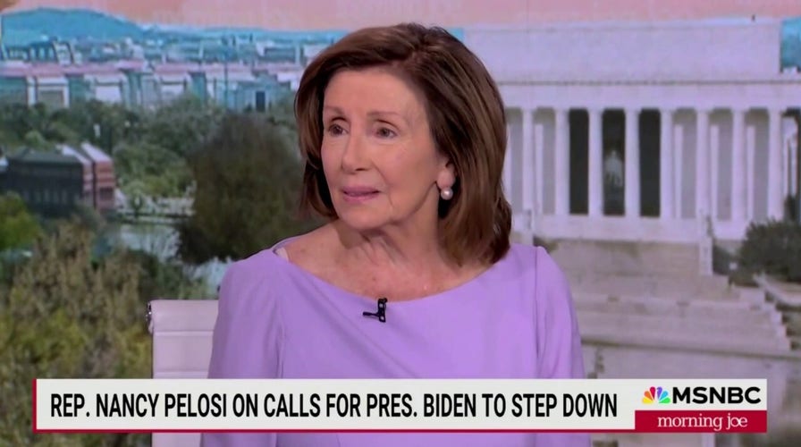 Pelosi cagy on Biden staying in race: I want him to do whatever he decides