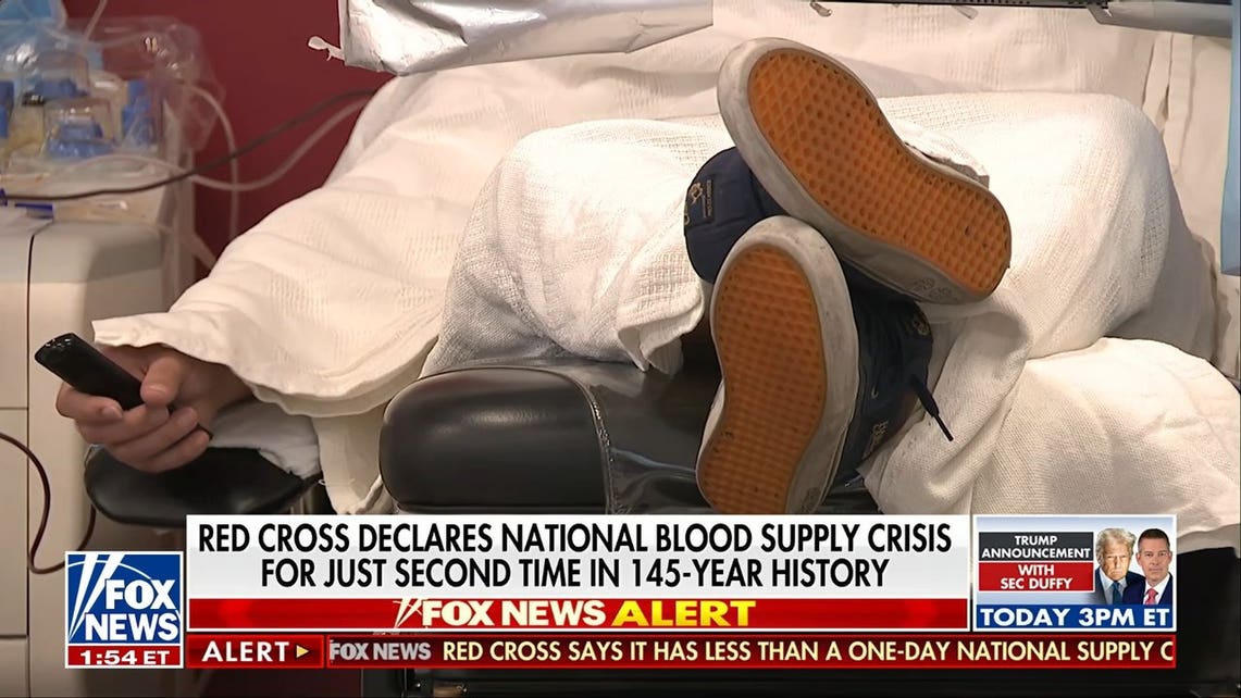 Red Cross declares national blood supply crisis