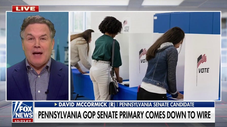 PA Senate candidate David McCormick slams Democrats for 'extreme' agenda: 'I can win the general election'