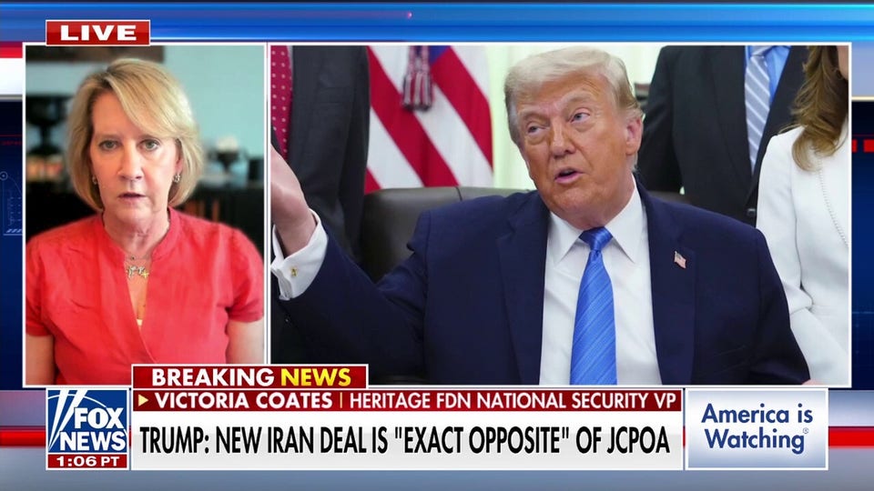Trump is the only president 'willing' to take major military and economic action against Iran: Victoria Coates