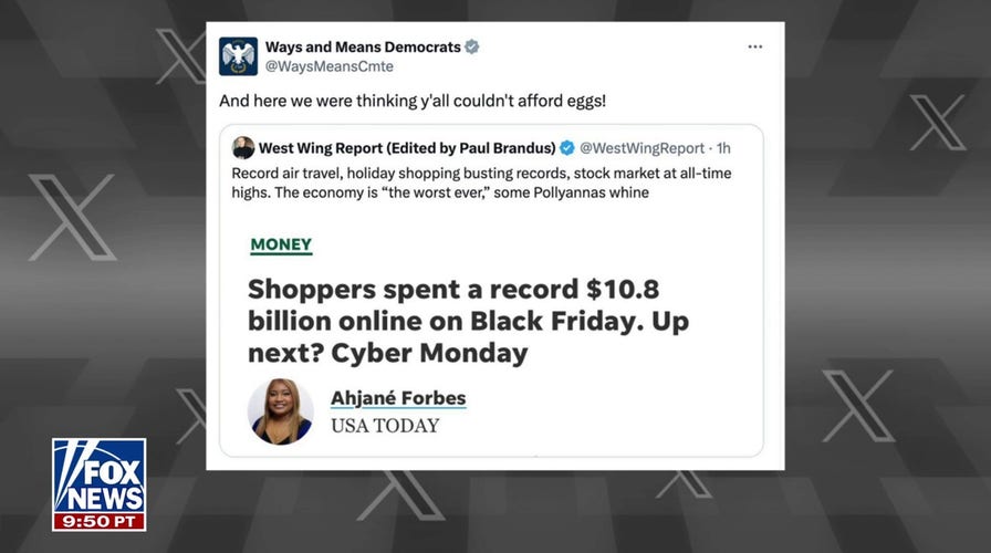 'Maybe sit down': Dems mocked over now-deleted X post 