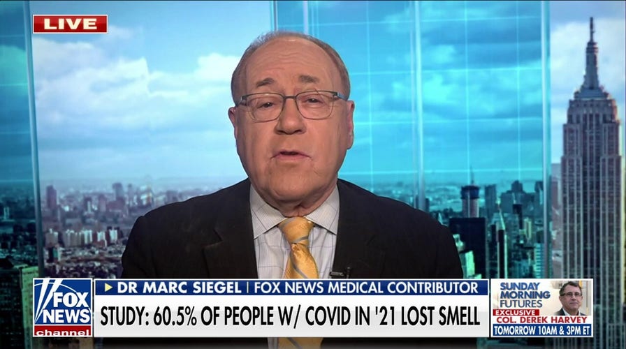 Dr. Marc Siegel: Recovering smell lost from contracting COVID may take 'several months'