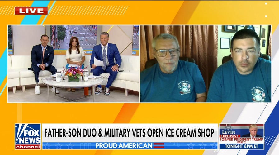 Father-son military veterans open ice cream shop in San Antonio