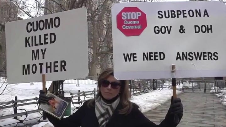 New York Democrat leads rally calling out Cuomo over nursing home deaths