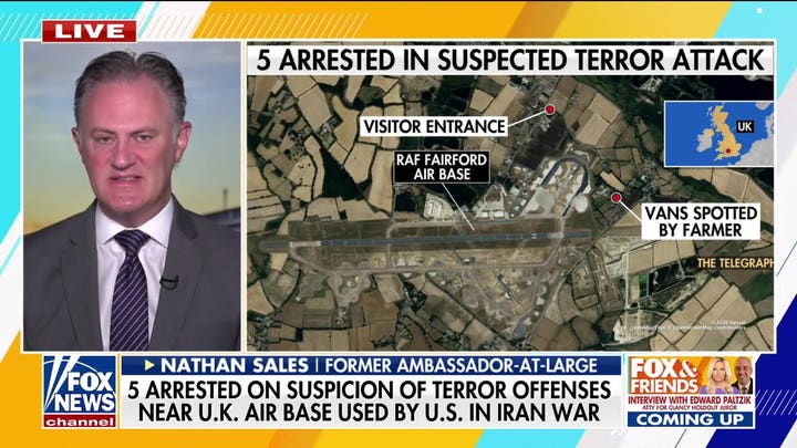 Nathan Sales analyzes terror arrest of suspects near UK airbase used by US
