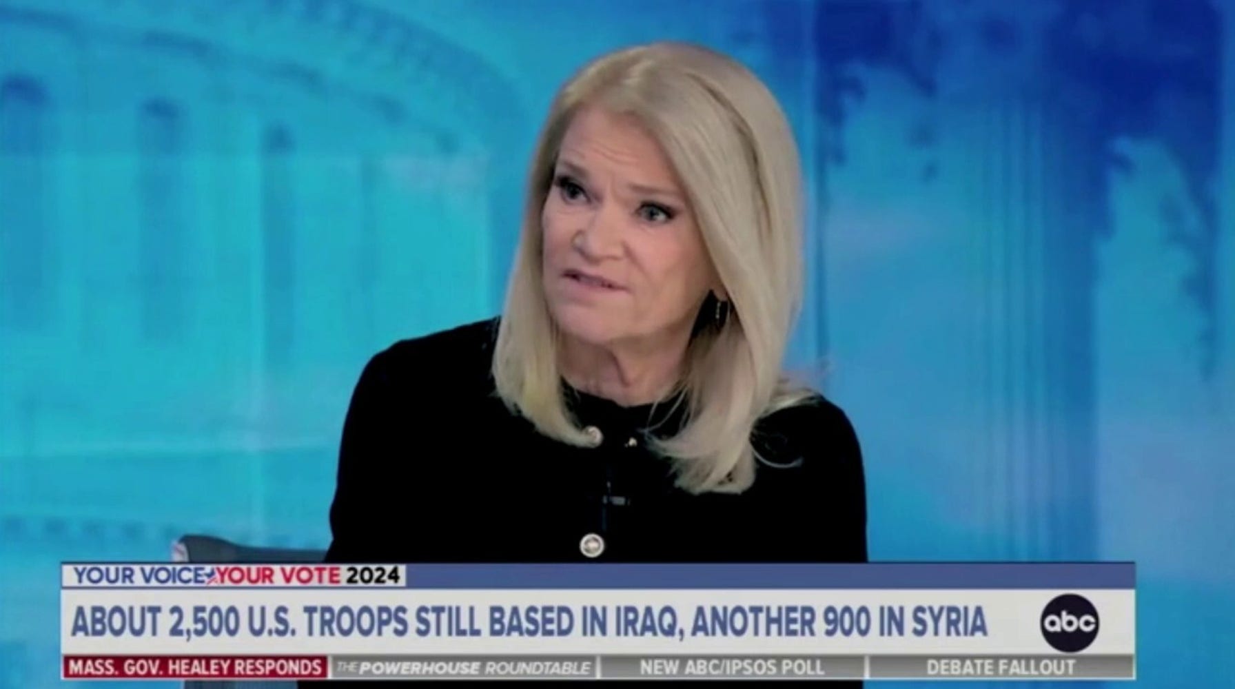 Raddatz grills Harris ally on false claim about US military presence