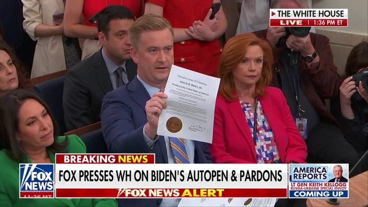 DOJ announces investigation into Biden autopen, Karoline Leavitt says