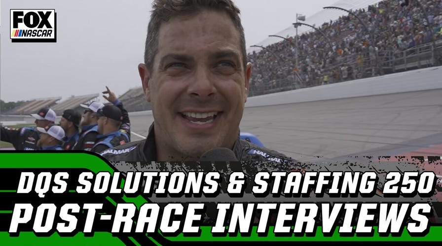 Stewart Friesen & more post-race interviews from Michigan International Speedway | NASCAR on FOX