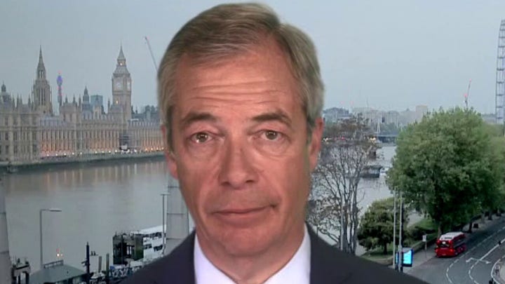 Nigel Farage: Putin has become 'totally out of control'