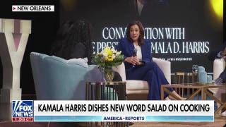 Kamala Harris mocked for 'word salad' cooking comments