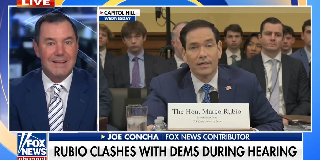 Joe Concha on Rubio clashing with Democrats during Capitol Hill hearing
