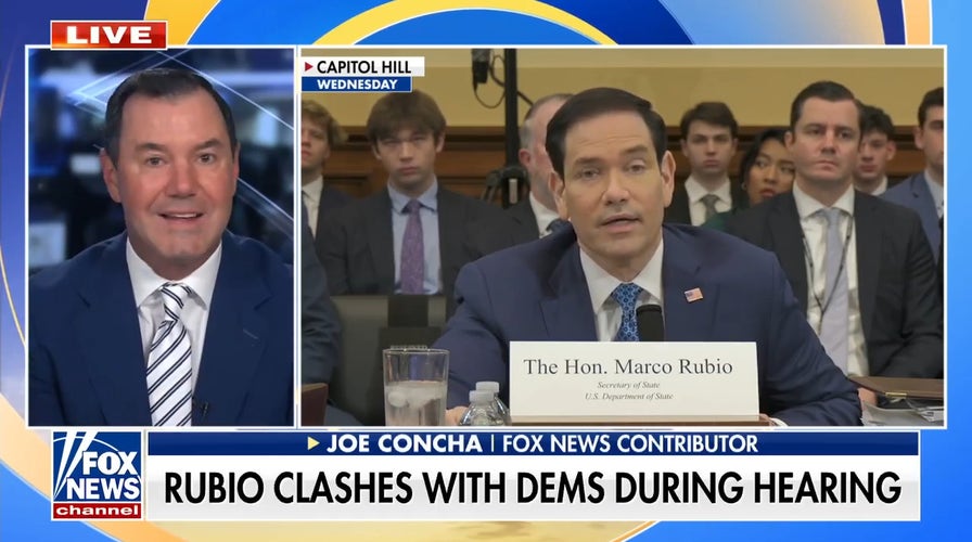 Joe Concha on Rubio clashing with Democrats during Capitol Hill hearing
