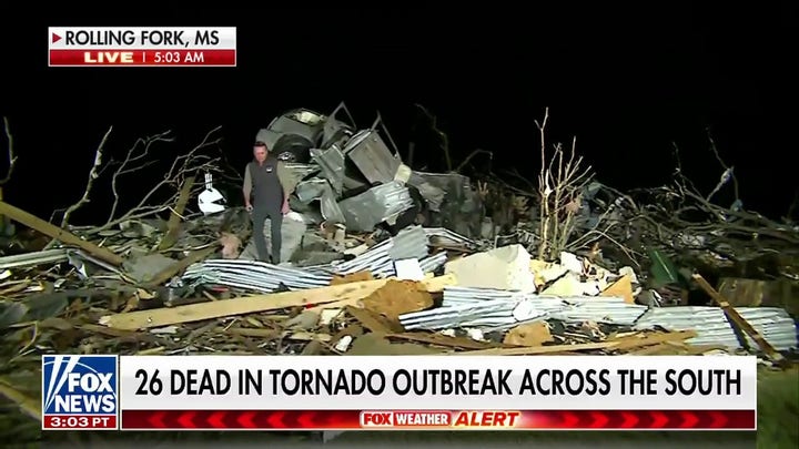 At least 26 dead after fatal tornadoes strike the South