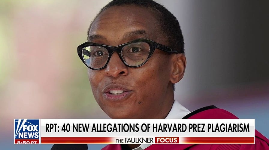 Harvard president facing 40 new allegations of plagiarism